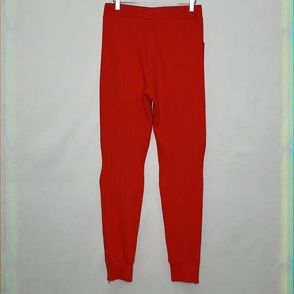 Irregular Exposure Jogger Knit Pants in Red - Size Medium - Picture 4 of 5